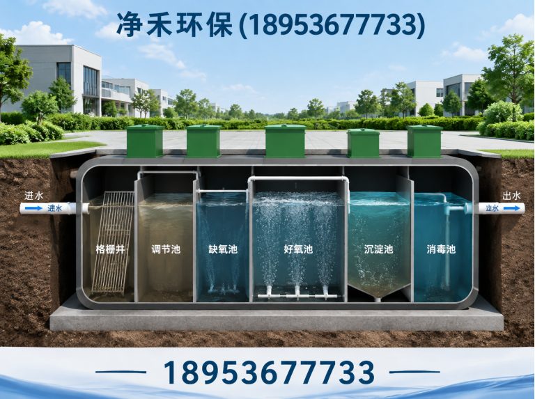 潍城区一体化泵站展示图